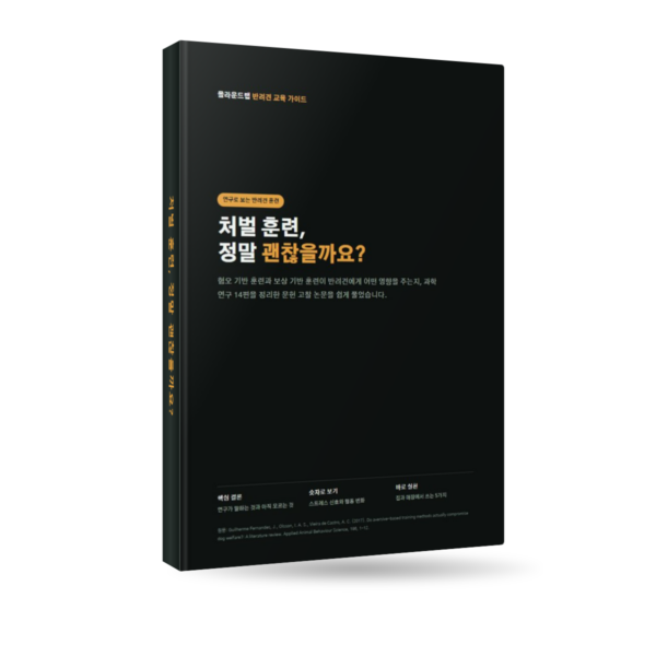 올라운드랩 무료 가이드 입체 표지: 처벌 훈련, 정말 괜찮을까요?